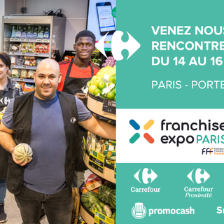Reprendre un commerce de proximité avec Carrefour : le groupe présent au Franchise Expo Paris 2026