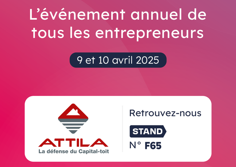 ATTILA - Retrouvez ATTILA au salon Go Entrepreneurs Paris les 9 et 10 avril !