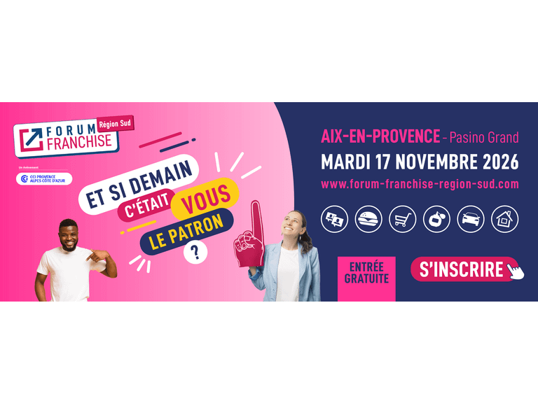 Salon de la franchise à Aix en Provence le 17 novembre 2026