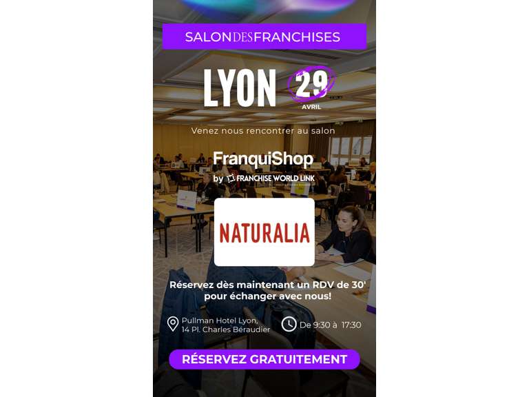 Salon FranquiShop Lyon 2026 : Lancez-vous dans le bio avec Naturalia ! 🚀