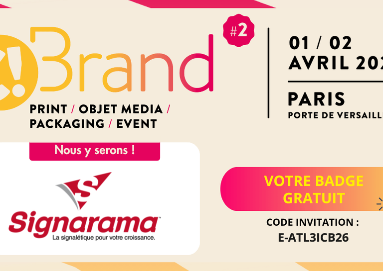 SIGNARAMA - Signarama au salon C!Brand 2026