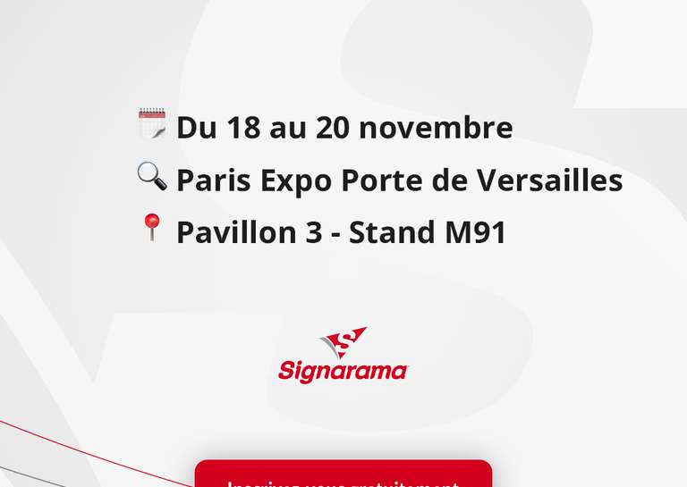 SIGNARAMA - Signarama au Salon des Maires 2025 : un réseau engagé au service des territoires