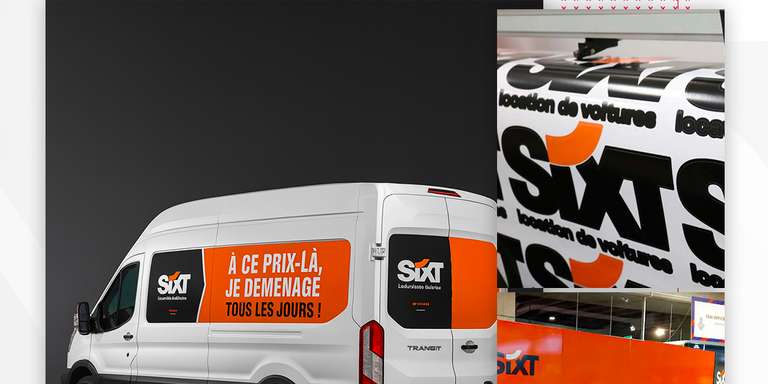 SIGNARAMA - Signarama Montpellier accompagne Sixt au niveau national