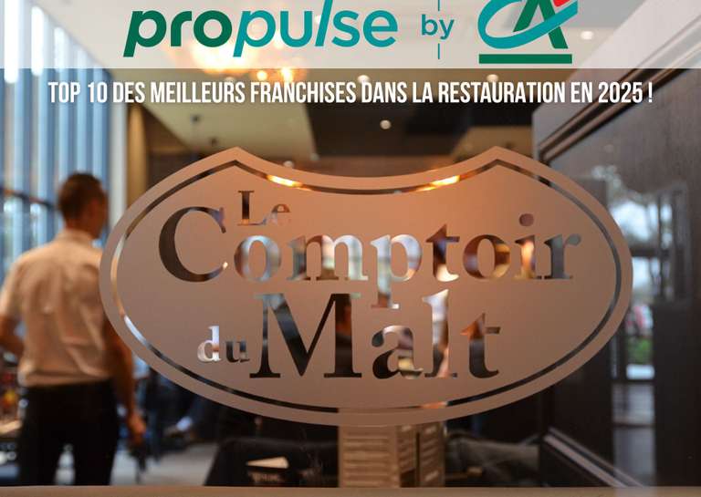 LE COMPTOIR DU MALT - Top 10 des meilleurs franchises dans la restauration en 2025 !