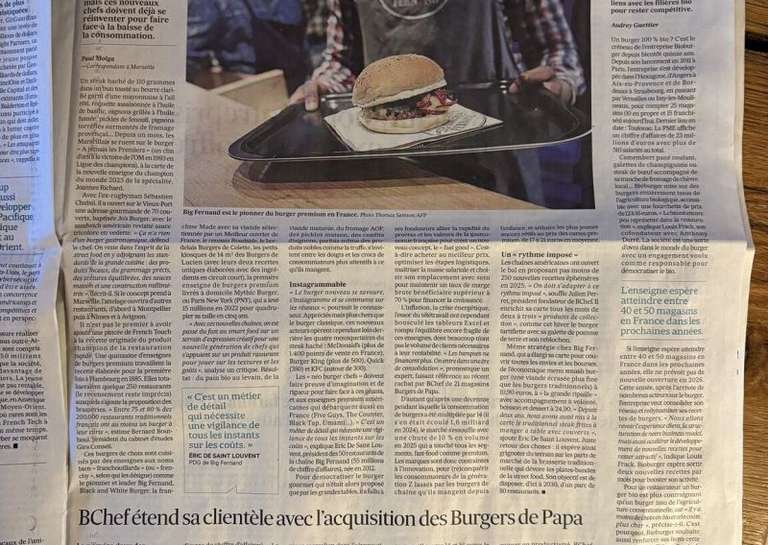 BCHEF - Tribune de Julien PERRET