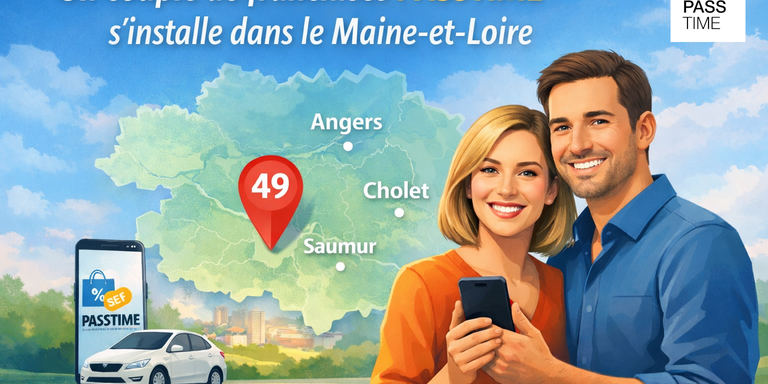 PASSTIME - 🆕 Un nouveau couple de franchisés s’installe avec PASSTIME dans le Maine-et-Loire (49)