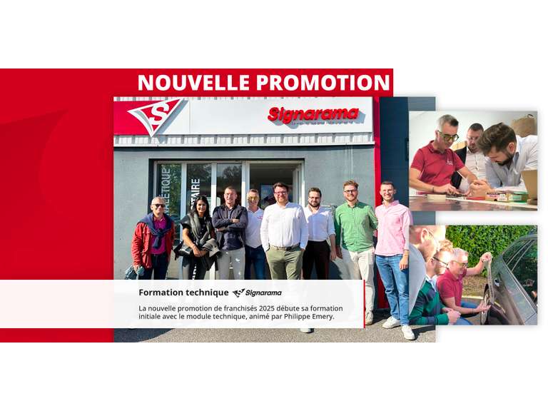 Une nouvelle promotion rejoint l’aventure Signarama !