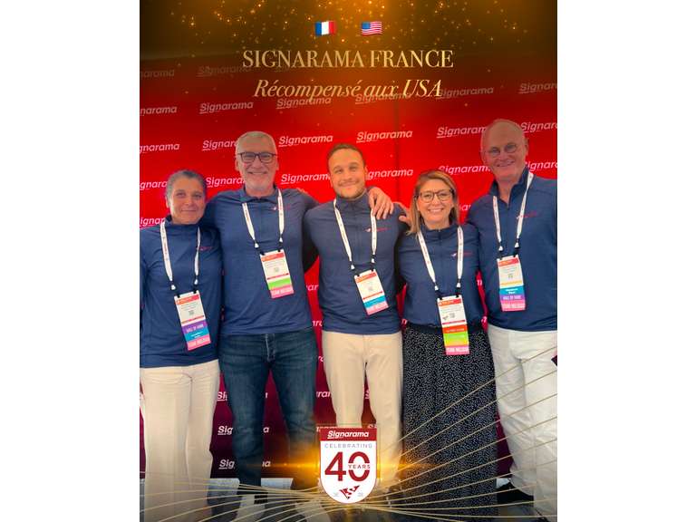 Une reconnaissance internationale pour Signarama France