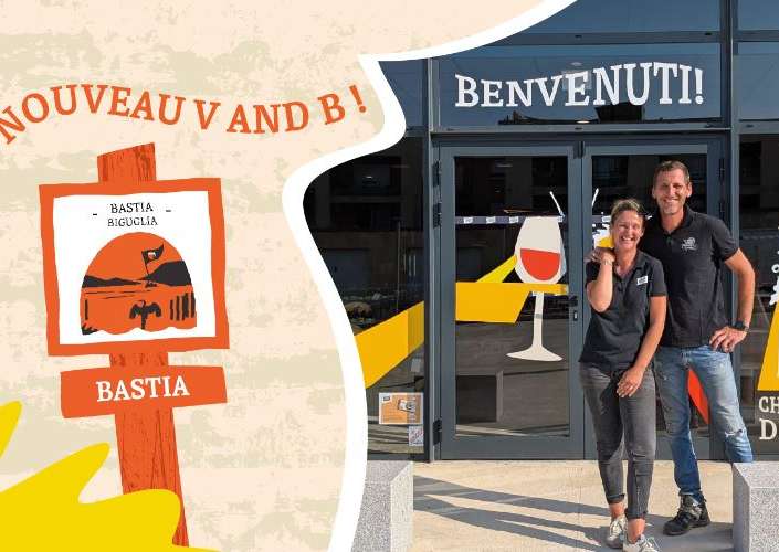 V and B arrive à Bastia !