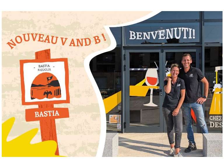 V and B arrive à Bastia !