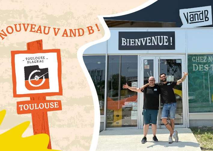 V and B débarque à Toulouse Blagnac !