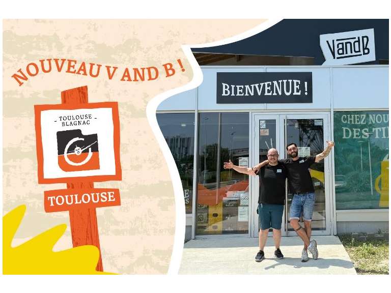 V and B débarque à Toulouse Blagnac !