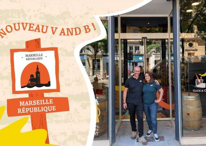 V and B s’installe à Marseille, rue de la République !