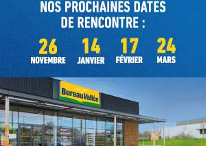 BUREAU VALLEE - Venez nous rencontrer lors de nos journées d'échange !