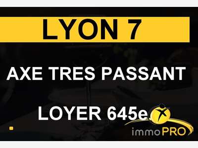 Vend affaire sur Lyon 69007 avenue très passante