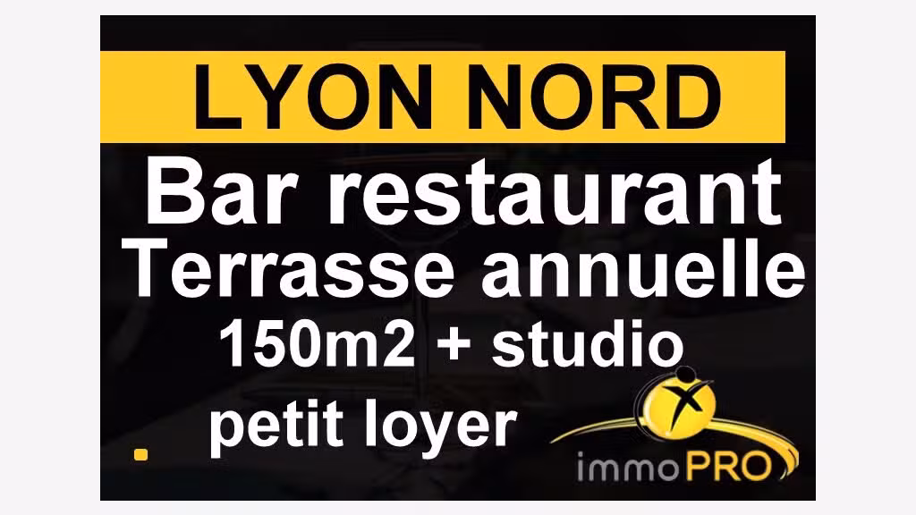 Bar restaurant de 150m² à relancer à Caluire