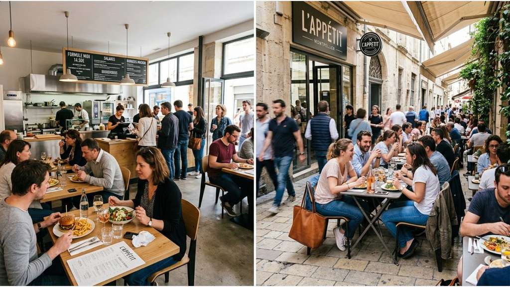 A vendre restauration rapide coeur de Montpellier