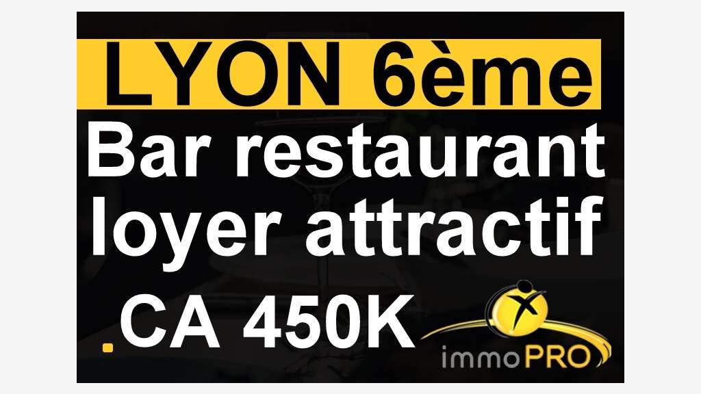 A vendre affaire sur secteur recherché à Lyon