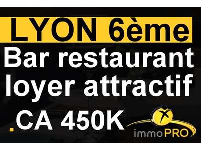 Vente Bar - Brasserie - Tabac à Lyon 6e