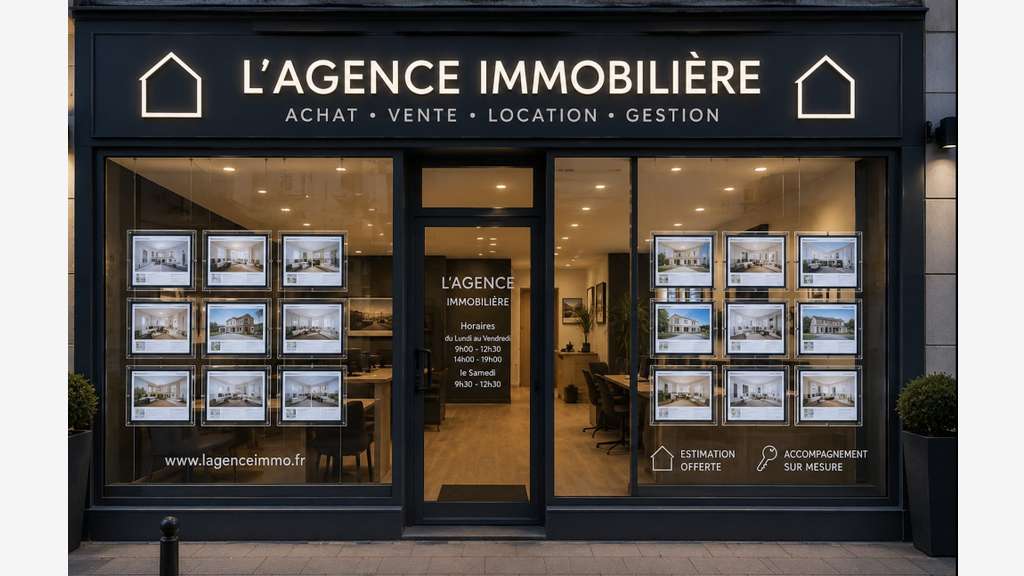 Agence immobilière avec gestion