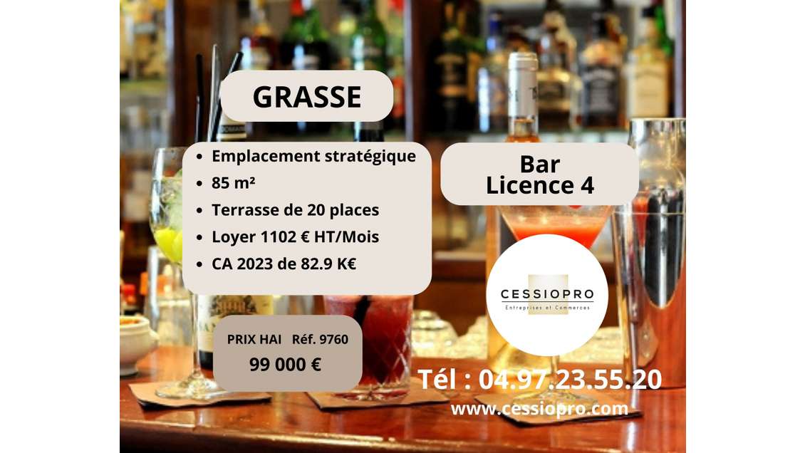 Bar licence IV FDJ à vendre en za à Grasse