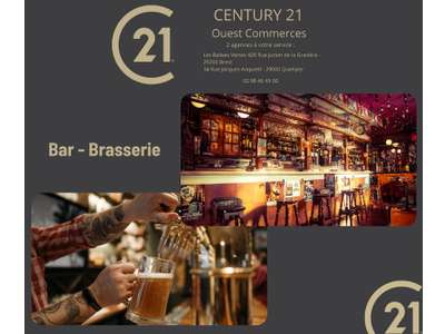 Vente Bar - Brasserie - Tabac à Quimper