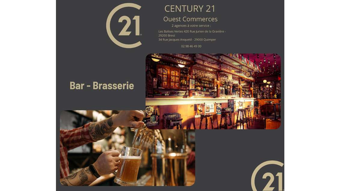 Vente superbe bar brasserie dans le Pays Bigouden