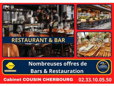 Vente Bar - Brasserie - Tabac à Cherbourg-en-Cotentin