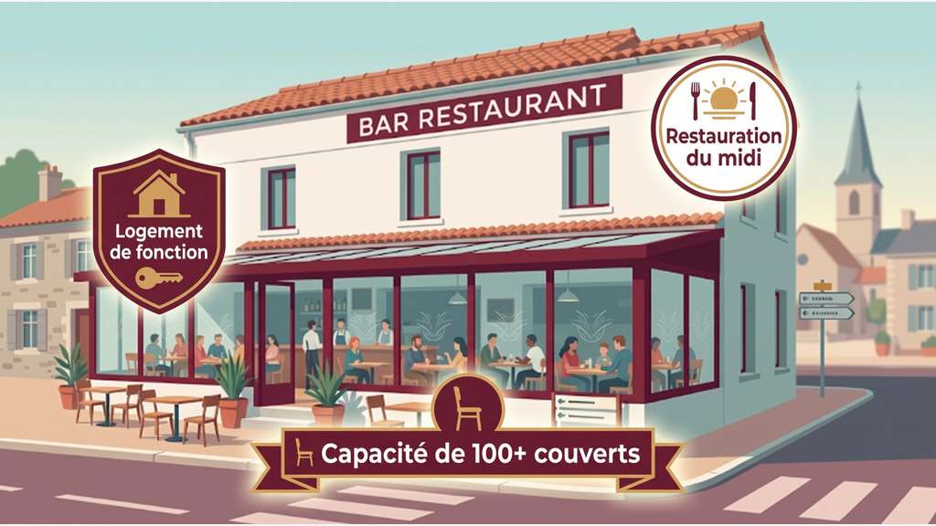 Vente bar brasserie restauration du midi à Nantes