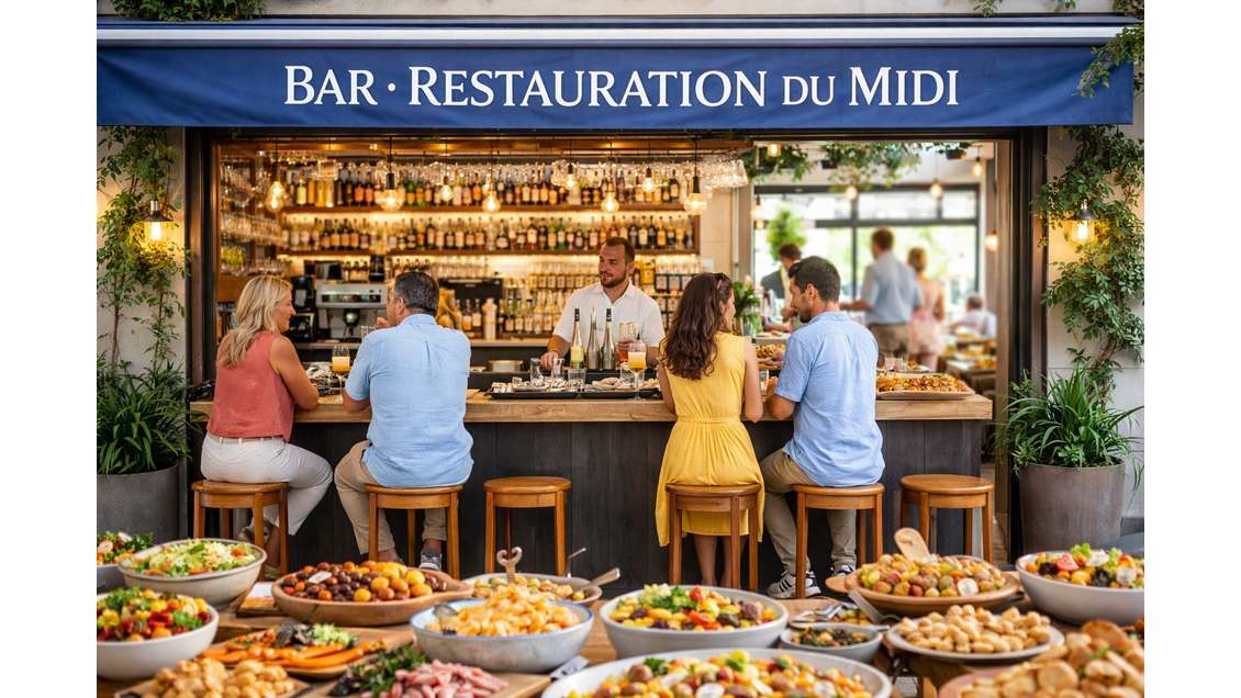 Vente bar brasserie restauration du midi à Nantes