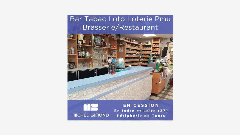 Vente bar tabac loto loterie PMU au Nord de Tours