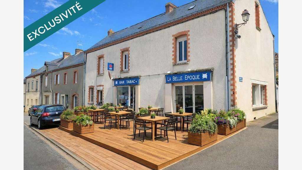 Vente bar Tabac Presse FDJ log à Bouillé-Ménard