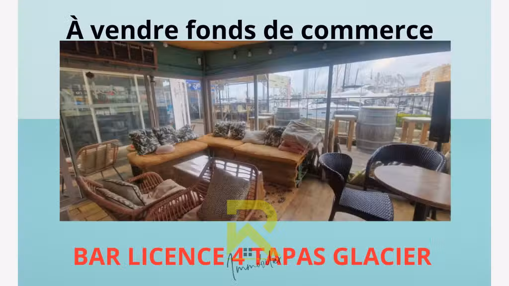Vente bar licence 4 tapas glacier le Cap d'Agde