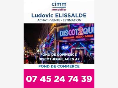Vente discothèque avec licence IV en ZA à Agen