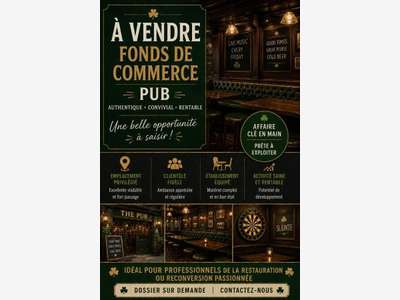 Vente bar pub restauration rapide en Pays de Gex