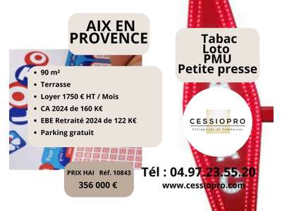 Vente Tabac - Presse - Loto à Aix-en-Provence