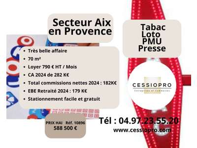 Vente Tabac - Presse - Loto à Aix-en-Provence