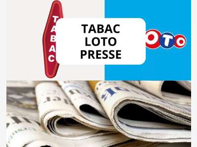 Très beau Tabac Loto Presse, situé en Zone commerc