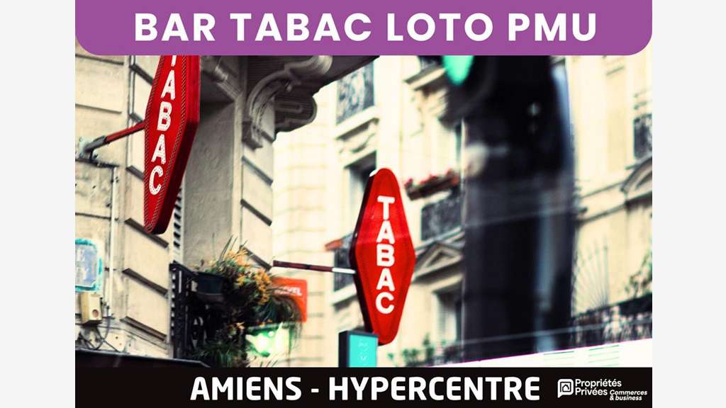 Vente bar Tabac Loto PMU 70m² Hypercentre Amiens