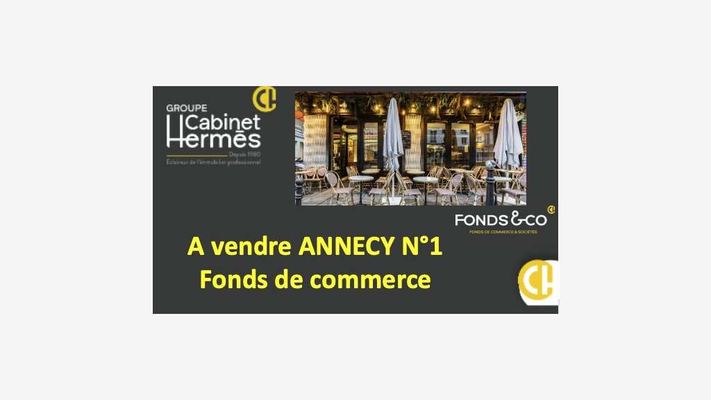 Vente bar brasserie restaurant terrasse à Annecy