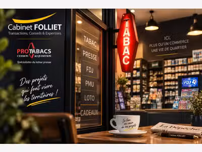 Fonds de commerce bar tabac à vendre à Auch