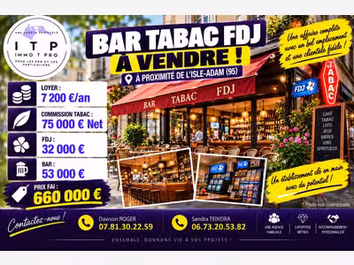 AV beau bar tabac FDJ situé dans le Val d'Oise