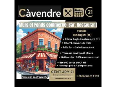 Vente Bar - Brasserie - Tabac à Besançon