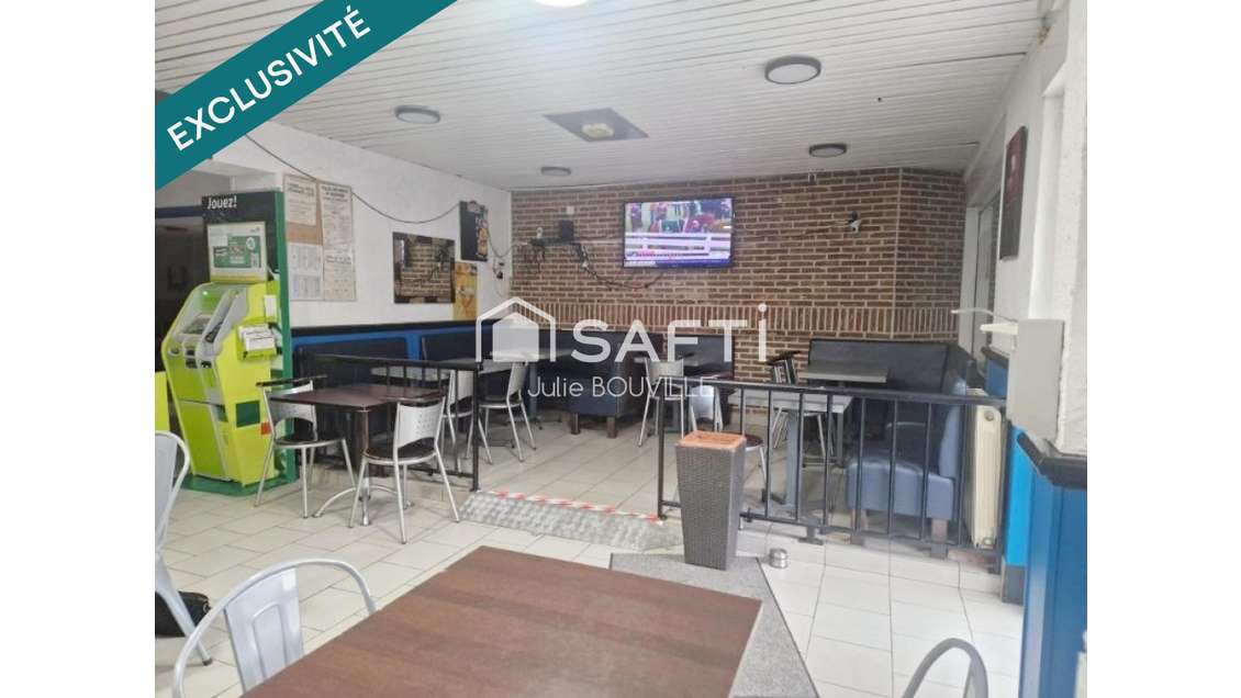 Vente FDC bar PMU avec jadin bien situé à Beuvry
