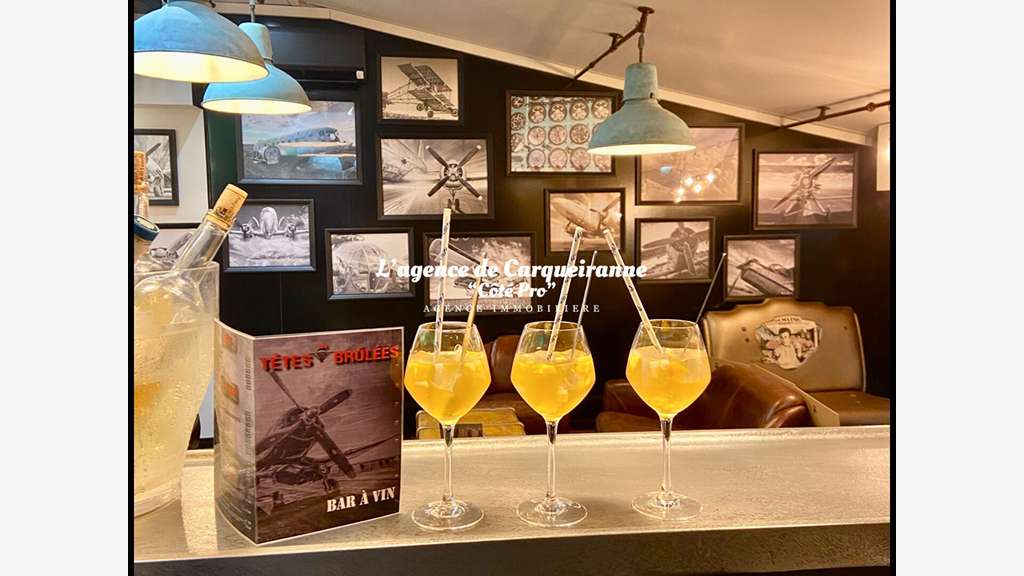 Vente bar à vin & cocktails à Bormes les Mimosas