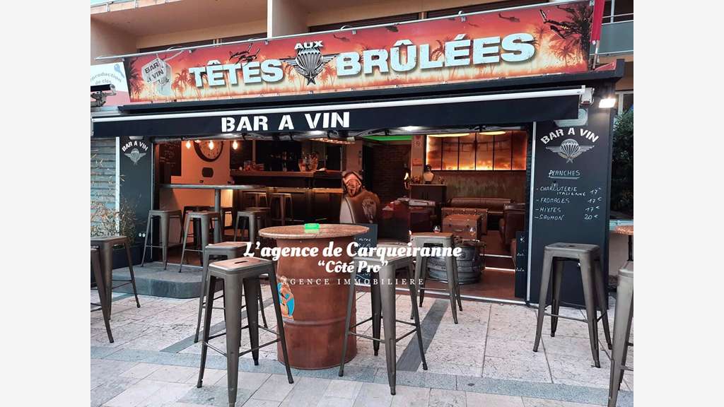 Vente bar à vin & cocktails à Bormes les Mimosas
