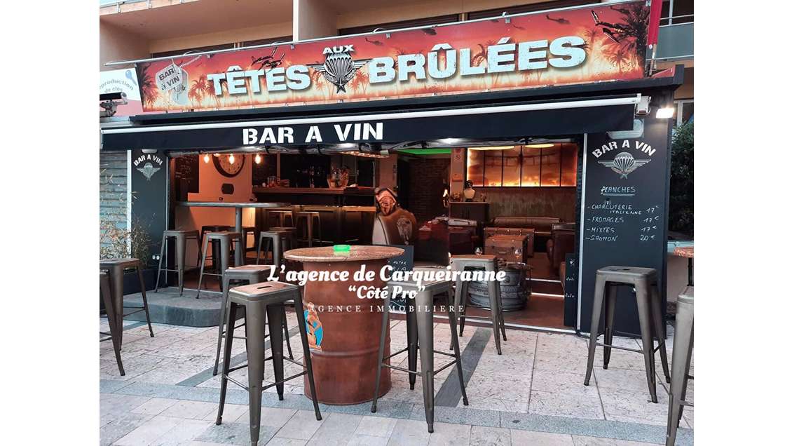 Vente bar à vin & cocktails à Bormes les Mimosas