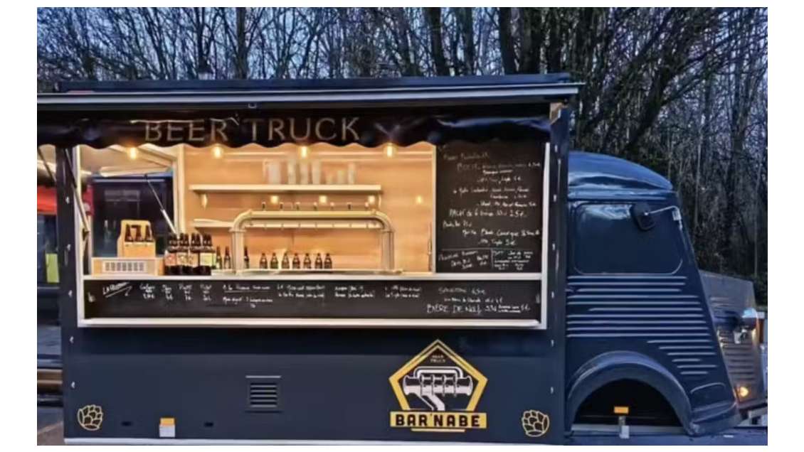 Ouvrez concept mobile de Beer Truck à Marseille