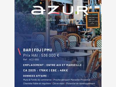 VENTE Murs & FDC Bar FDJ PMU Fort potentiel