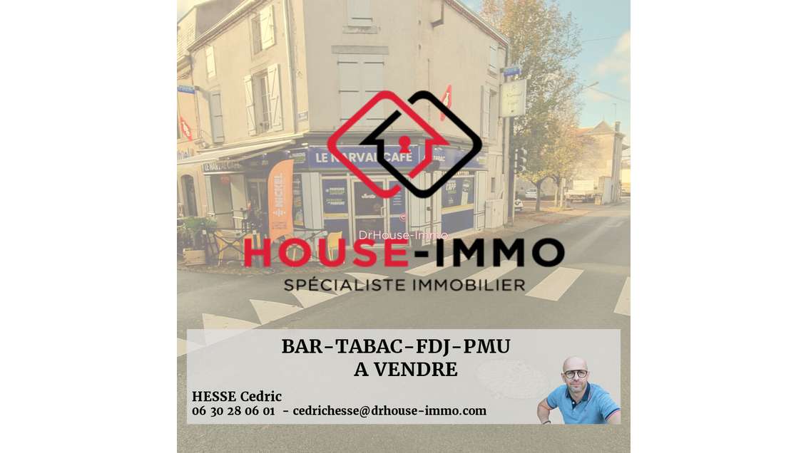 A vendre bar tabac FDJ PMU + murs 200m² Bressuire